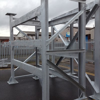 Galvanised Platform Support