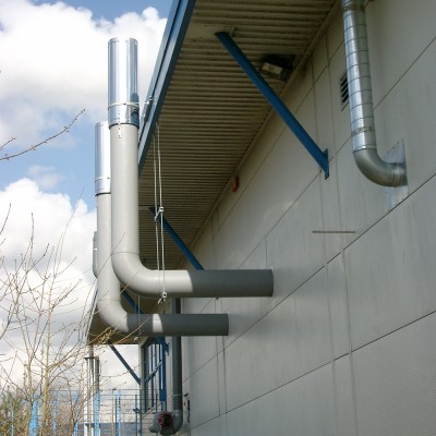 PVC Ducting Stack