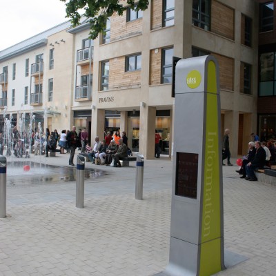 Stainless Steel Information Sign